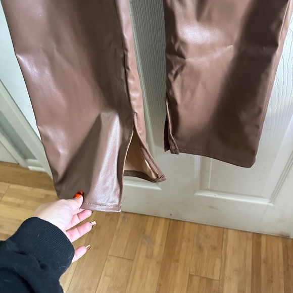 H&M Faux Leather Pants - Picture 2 of 4